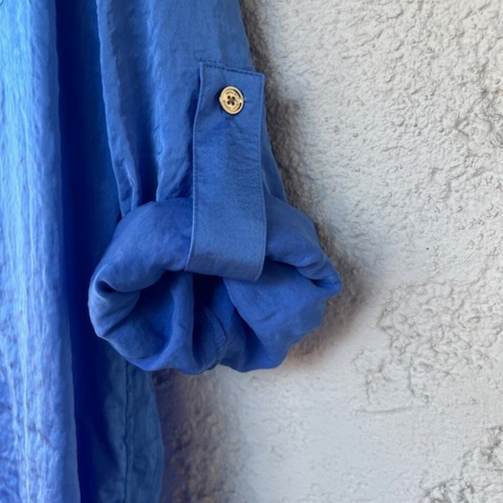 Cerulean Blue MK Tunic Blouse – new with tags - Picture 3 of 7